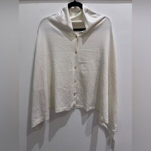 Puli Cream Button-Up Women's Poncho